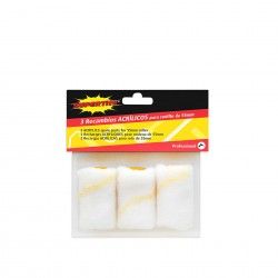 Recarga Acrlico Rolo Pintura Supertite 5.5cm Pack 3