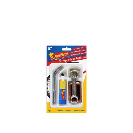 Kit Reparador Adesivo Pneus 6gr 12 Peças - Image product