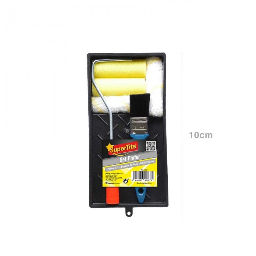 Conjunto Tabuleiro Pintura com Acessórios Supertite Conjunto Tabuleiro Pintura com Acessórios Supertite