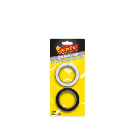 Fita Isoladora Pvc Supertite 19mmX10m Pack 2 - Image product
