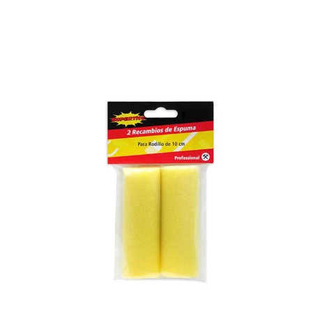 Recarga Espuma Rolo Pintura Supertite 10cm Pack 2 - Image product