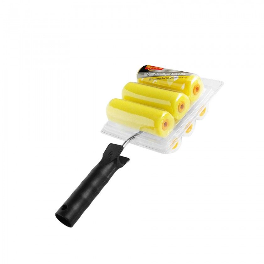 Rolo Pintura Supertite + 6 Recargas Espuma / Polister