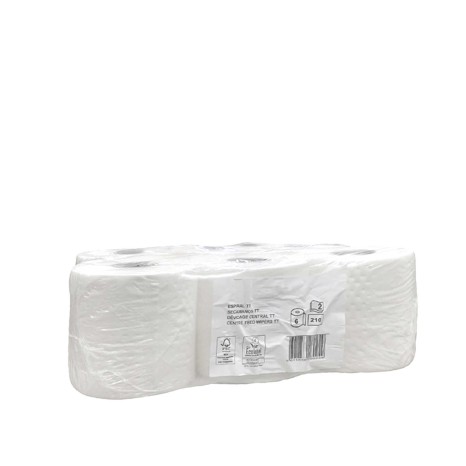 Rolo Papel Multiusos Aspiral 2 Folhas 210 Serviços Pack 6 - Image product