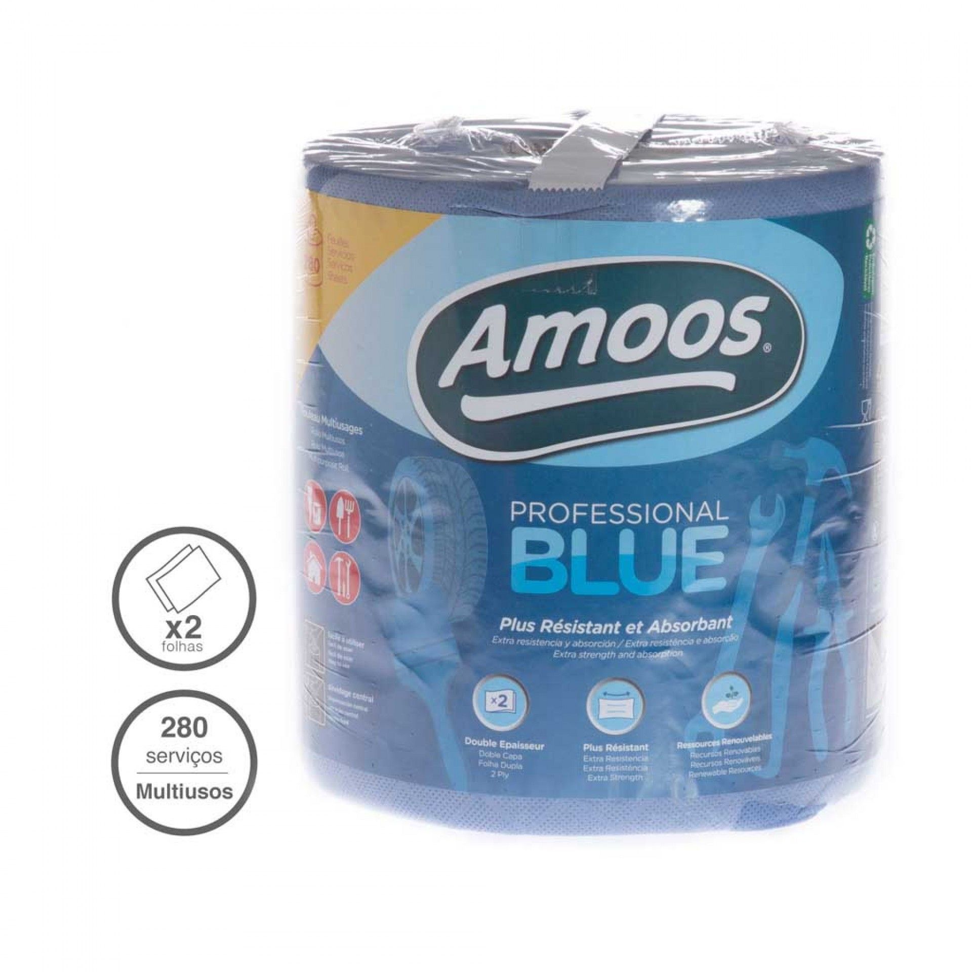 Rolo Papel Multiusos 2 Folhas 70m Pack 1