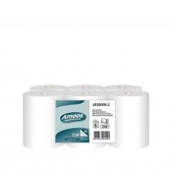 Rolo Papel Espiral 2 Folhas 240 Servios 60m Pack 6