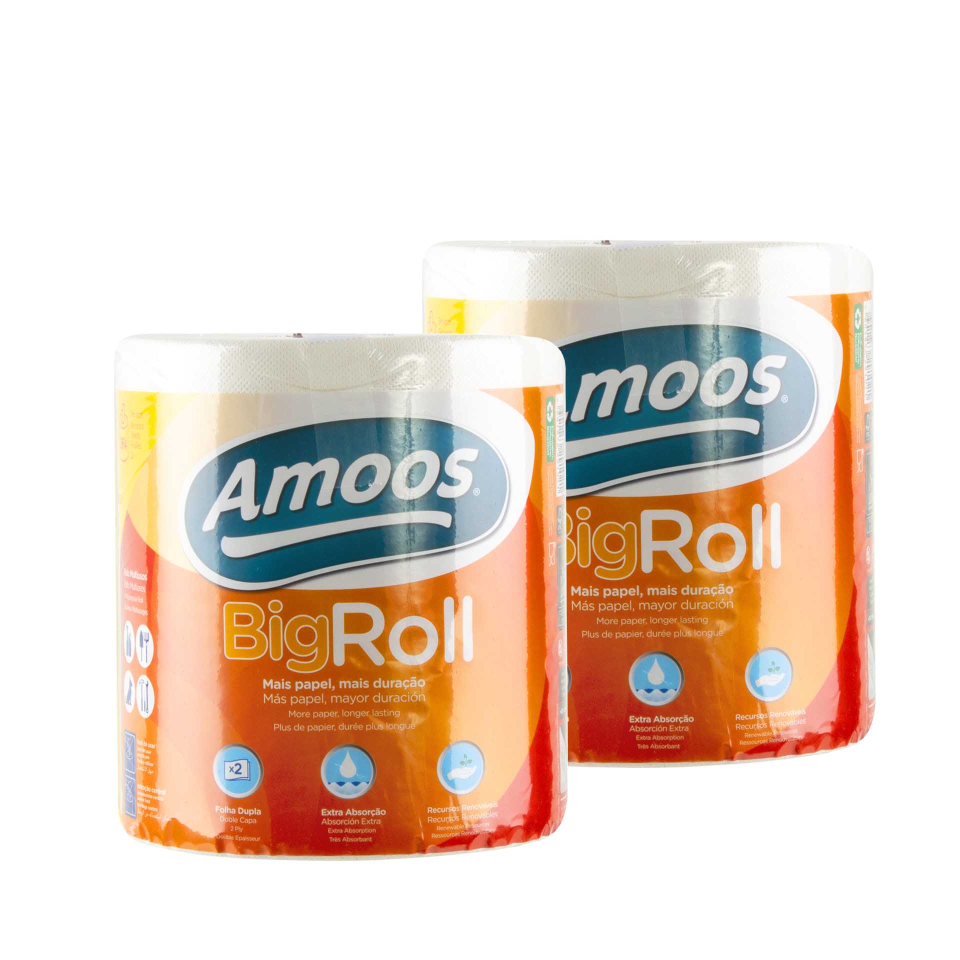 Rolo Papel Multiusos 2 Folhas 364 Serviços 1=15 90m