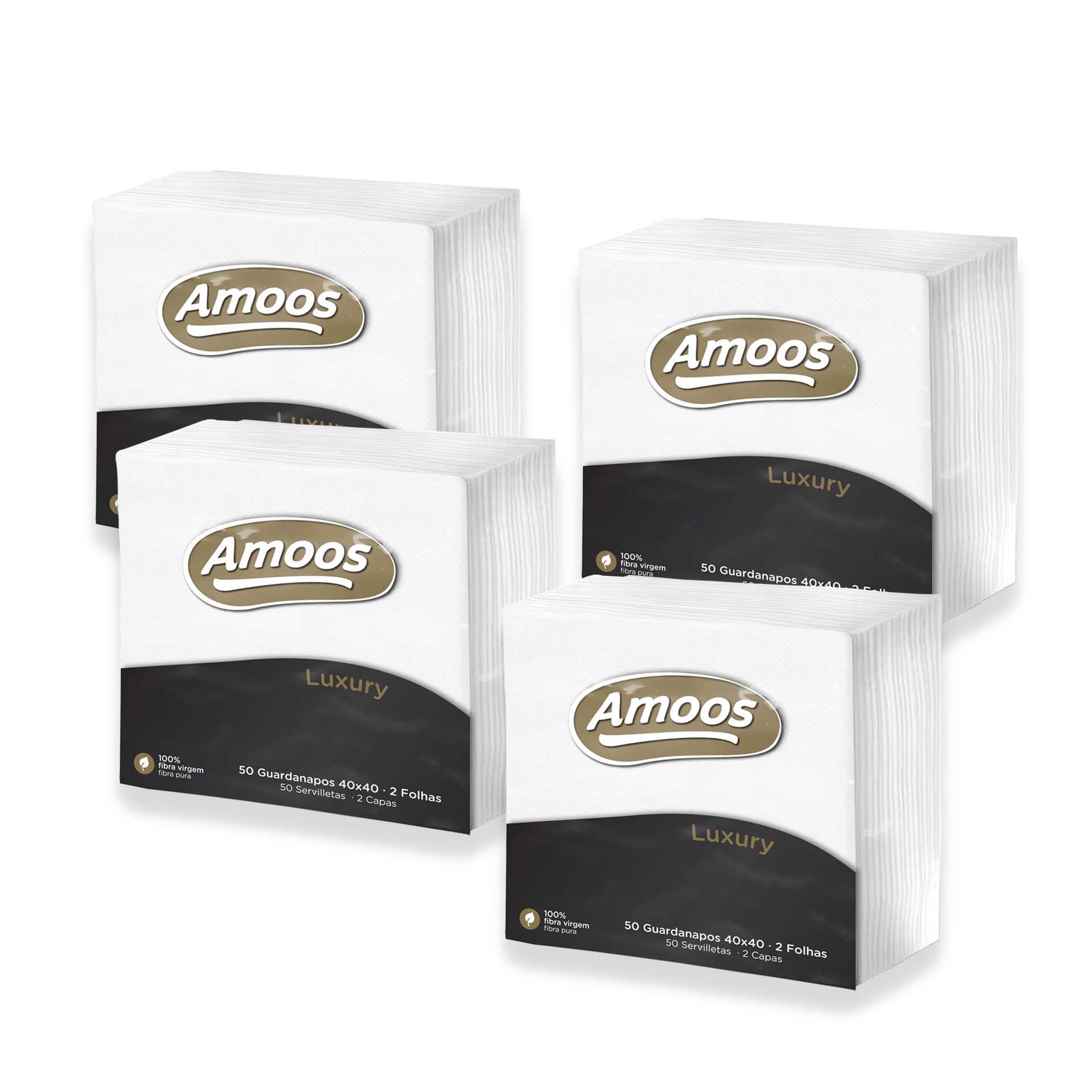 Guardanapos Luxury 2 Folhas 40X40cm Pack 50