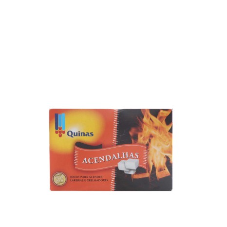 Acendalhas Brancas Quinas 32 Unidades - Image product