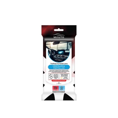 Toalhitas Miauto Vidros / Telas Pack 20
