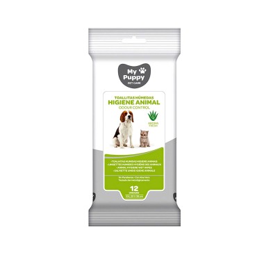 Toalhitas My Puppy Odor Control Pet Fresh Pack 12