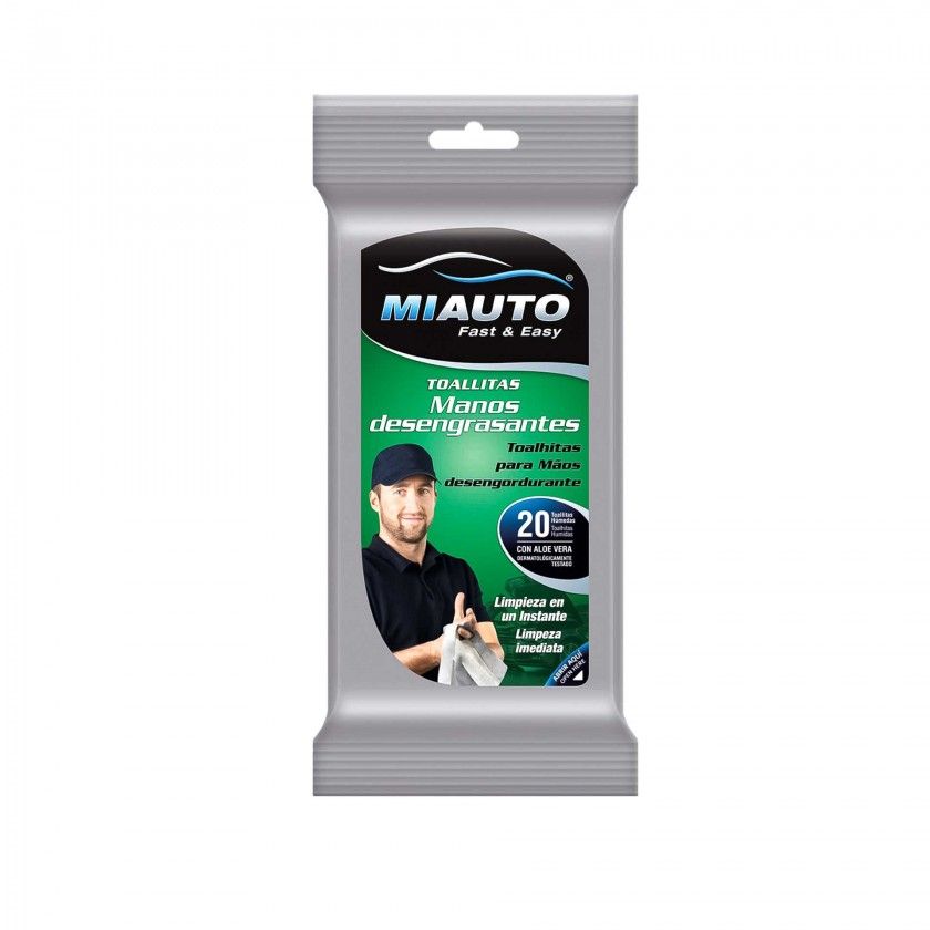 Toalhitas Miauto Desengordurantes Mos Pack 20