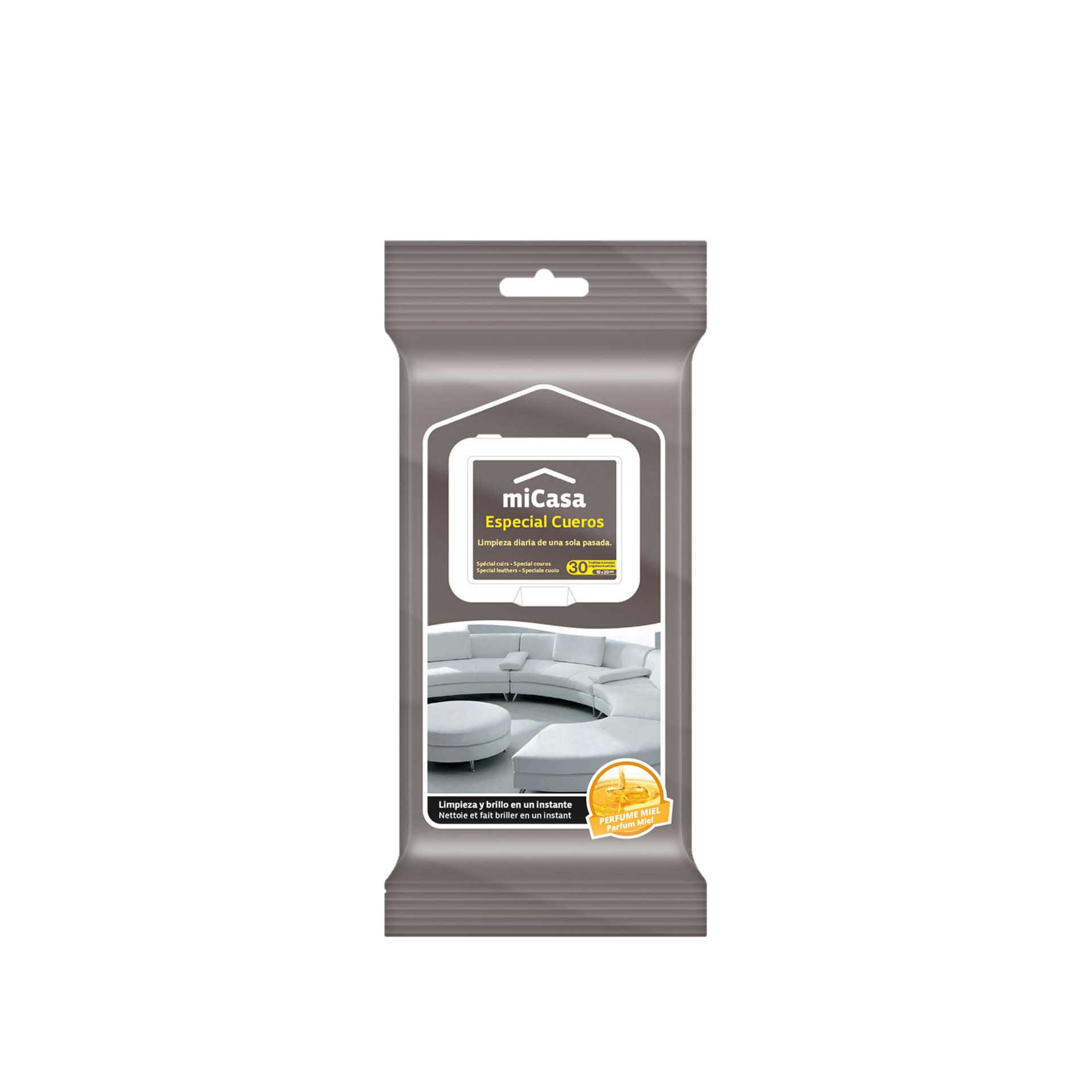 Toalhitas Micasa Limpeza Couros Pack 30