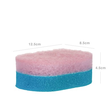 Esponja Banho Sayma Dupla Ação 12.5X8.5X4.5cm