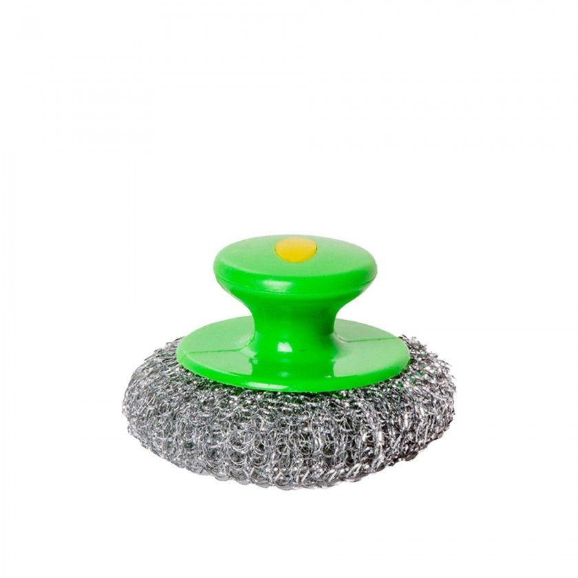Esfrego Arame com Pega Redondo 10.2X3.5cm