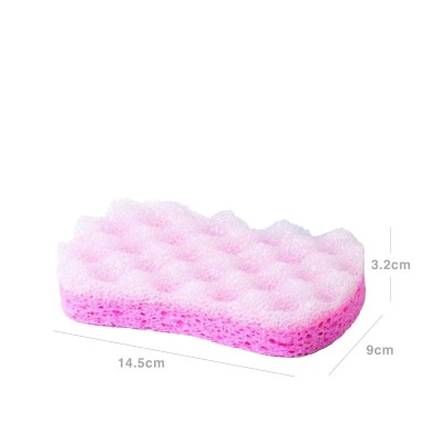 Esponja Banho Vegetal Sayma Dupla Face 14.5X9X3.2cm