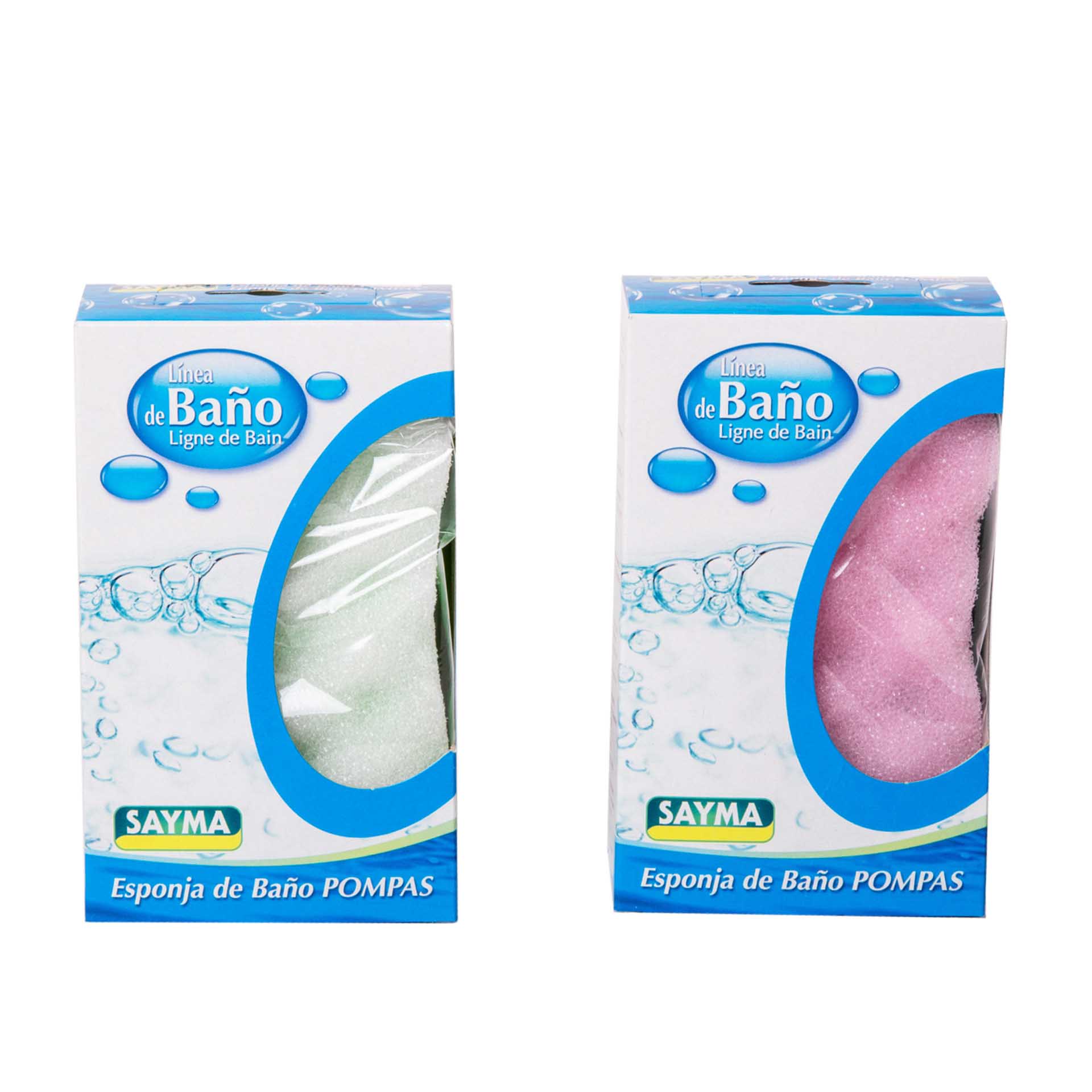 Esponja Banho Pompas Sayma Oval 14X8X4.3cm