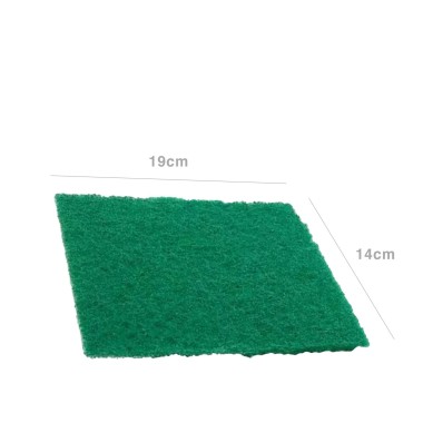 Esfreg�o Fibra Verde 19X14X0.6cm Pack 4