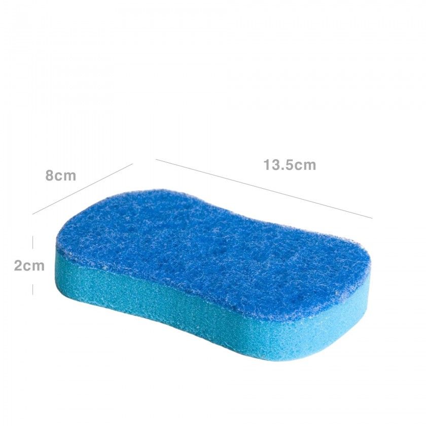 Esfregão Vitrocerâmica Oval 13.5X8X2.5cm Pack 2 Esfregão Vitrocerâmica Oval 13.5X8X2.5cm Pack 2