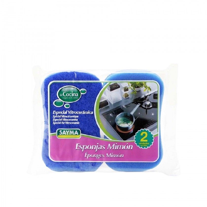 Esfregão Vitrocerâmica Oval 13.5X8X2.5cm Pack 2 Esfregão Vitrocerâmica Oval 13.5X8X2.5cm Pack 2