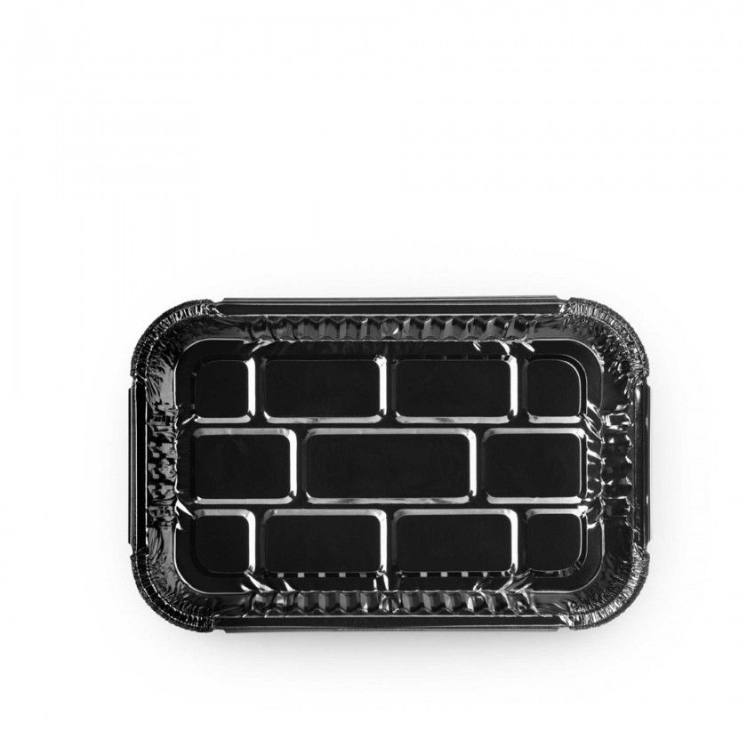 Forma Alumnio com Tampa Lacado Retangular 600ml Pack 15