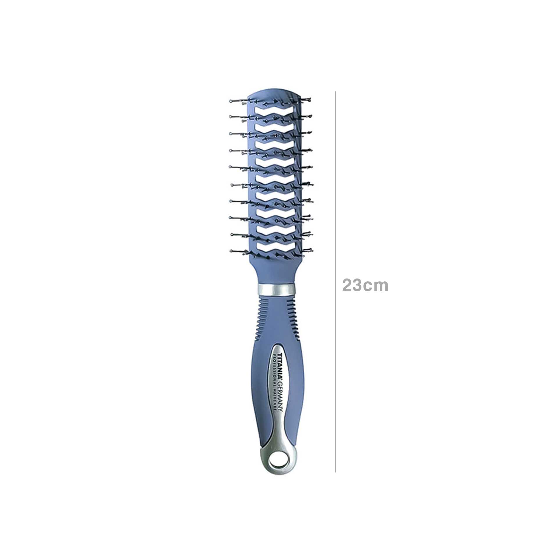 Escova Cabelo Titania Azul 23cm