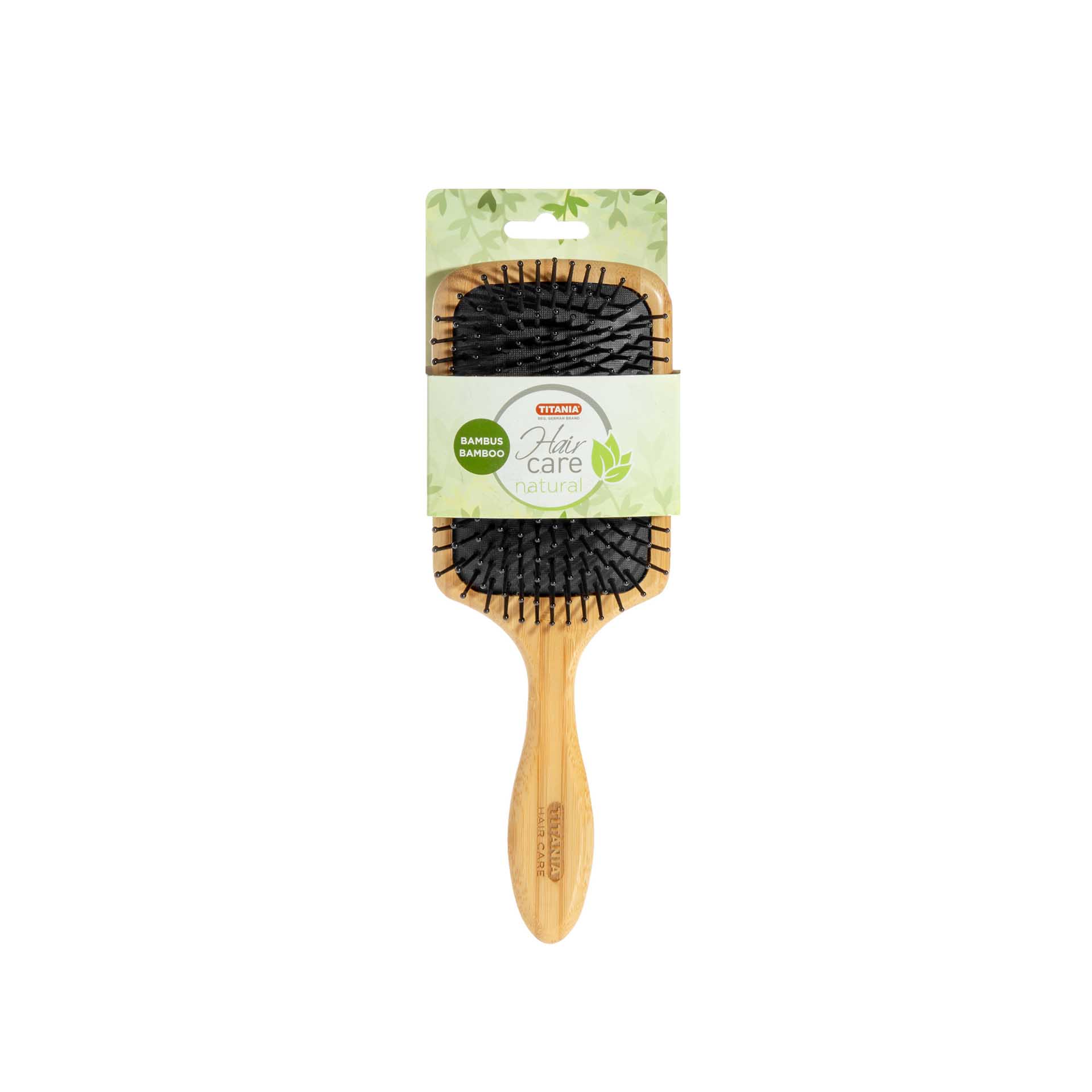 Escova Cabelo Titania Bambu 24.5CM