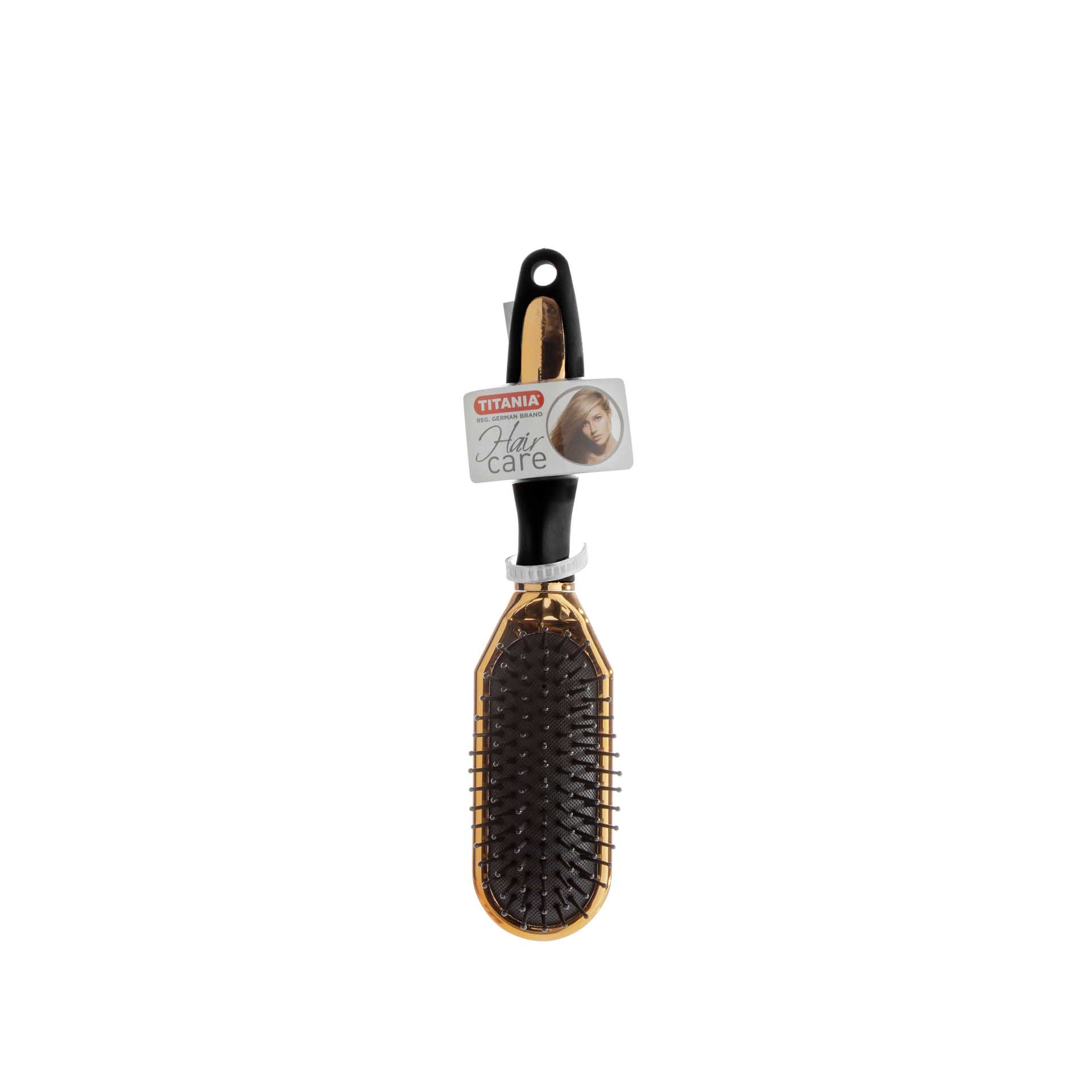 Escova Cabelo Titania Dourada 24CM