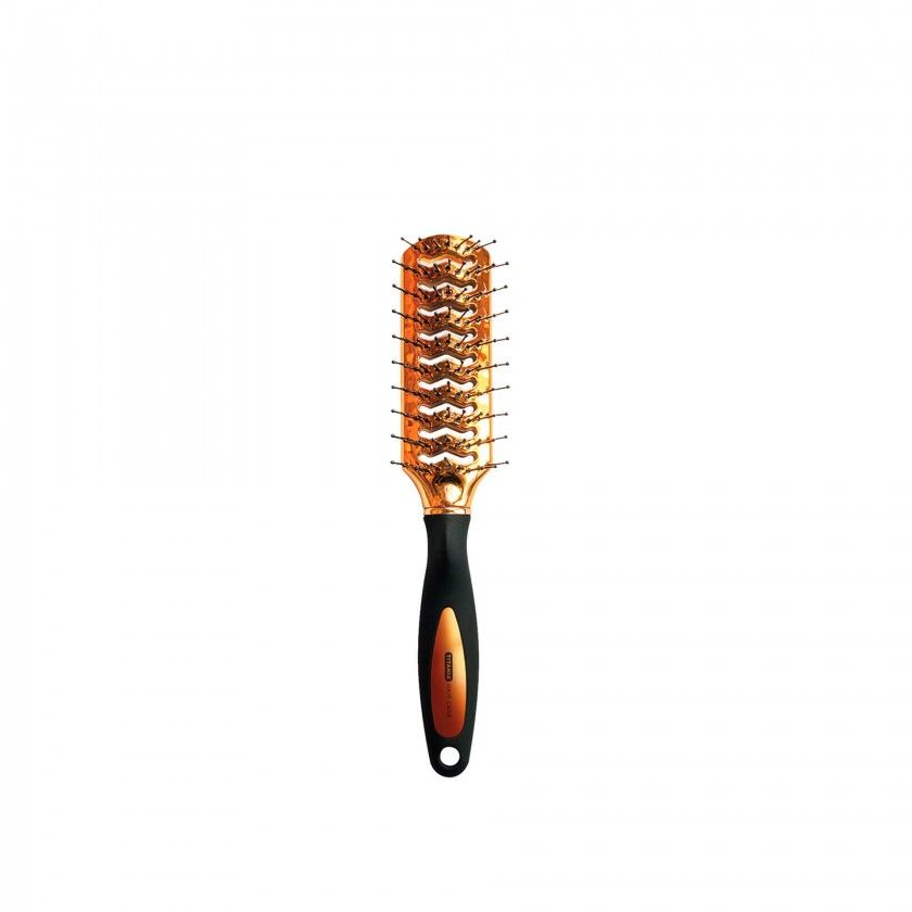 Escova Cabelo Titania Dourada 24CM