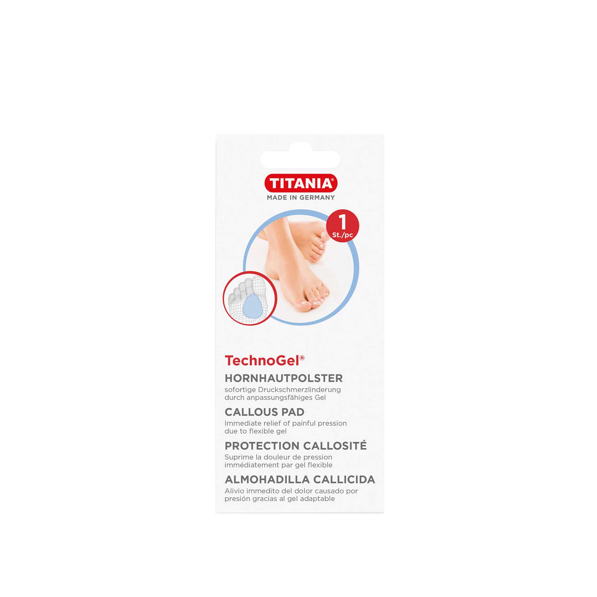 Protetor Planta Pé Gel Titania