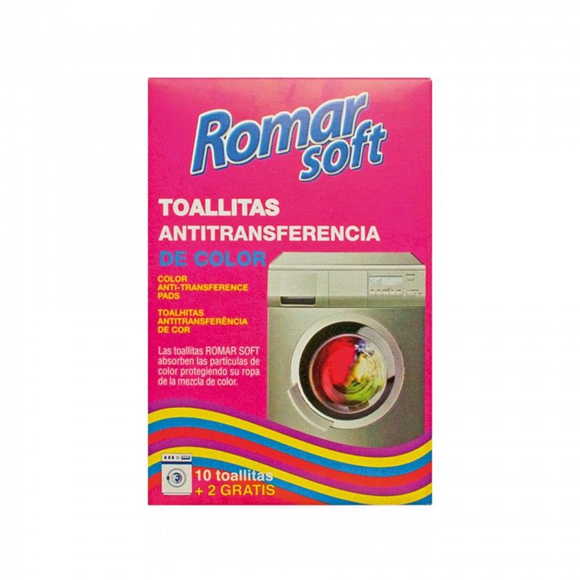 Toalhitas Proteção Cores Máquina Romar 10+2 Unidades Toalhitas Proteção Cores Máquina Romar 10+2 Unidades