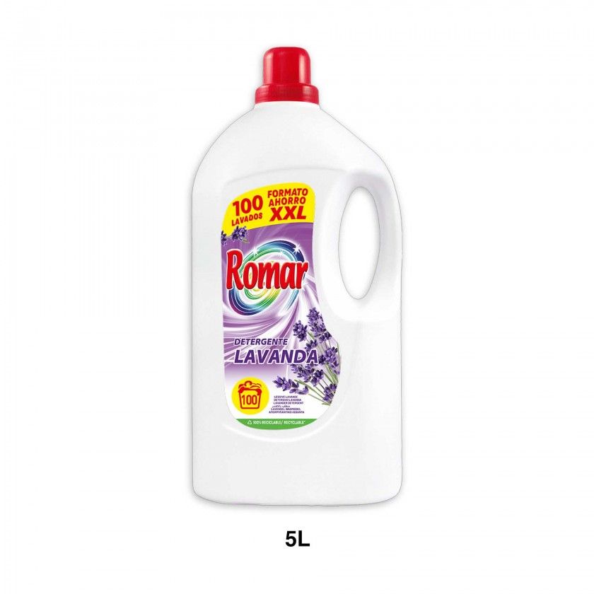 Detergente Líquido Romar Xxl Lavanda 5000ml Detergente Líquido Romar Xxl Lavanda 5000ml