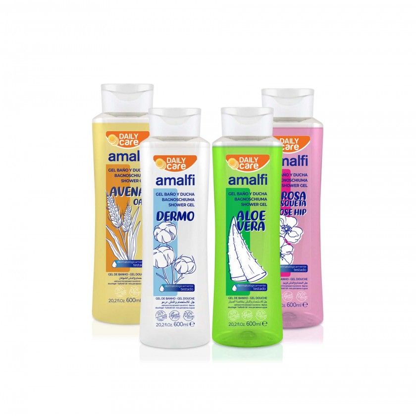 Gel Banho Amalfi Daily Care 600ml Rosa Mosqueta Gel Banho Amalfi Daily Care 600ml Rosa Mosqueta