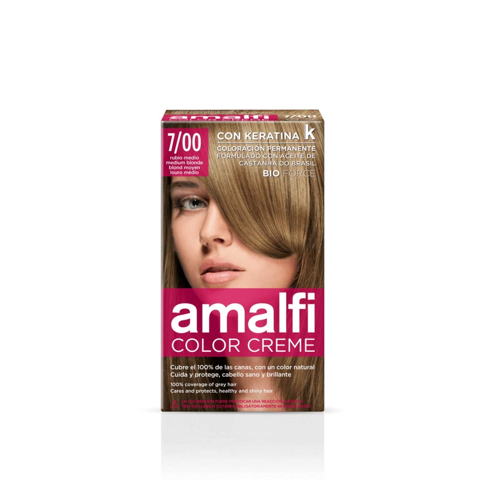 Tinta Cabelo Amalfi Loiro M�dio 7/00 50ml