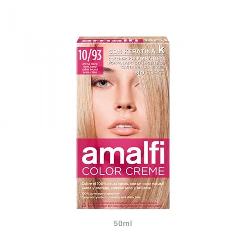 Tinta Cabelo Amalfi Areia Claro 10/93 50ml Tinta Cabelo Amalfi Areia Claro 10/93 50ml