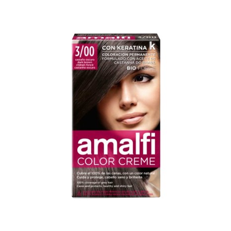 Tinta Cabelo Amalfi Castanho Escuro 3/00 50ml - Image product