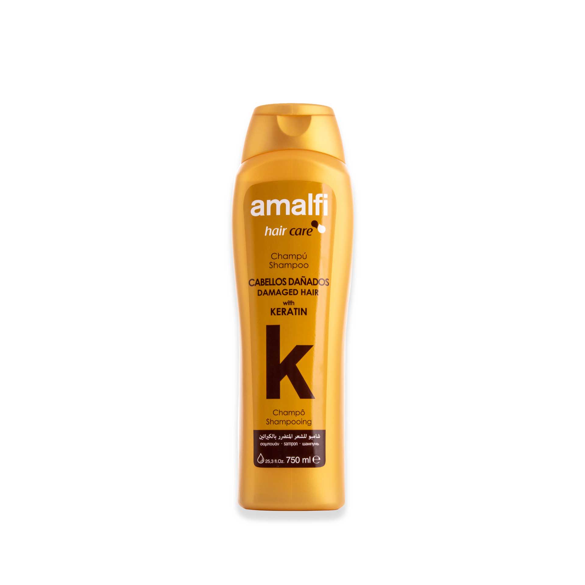 Champô Amalfi Keratina Cabelo Danificado 750ml