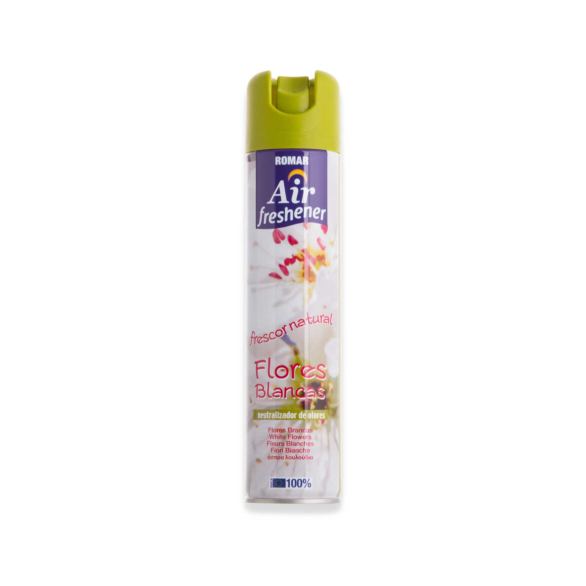 Ambientador Spray Romar Flores Brancas 405cc 300ml