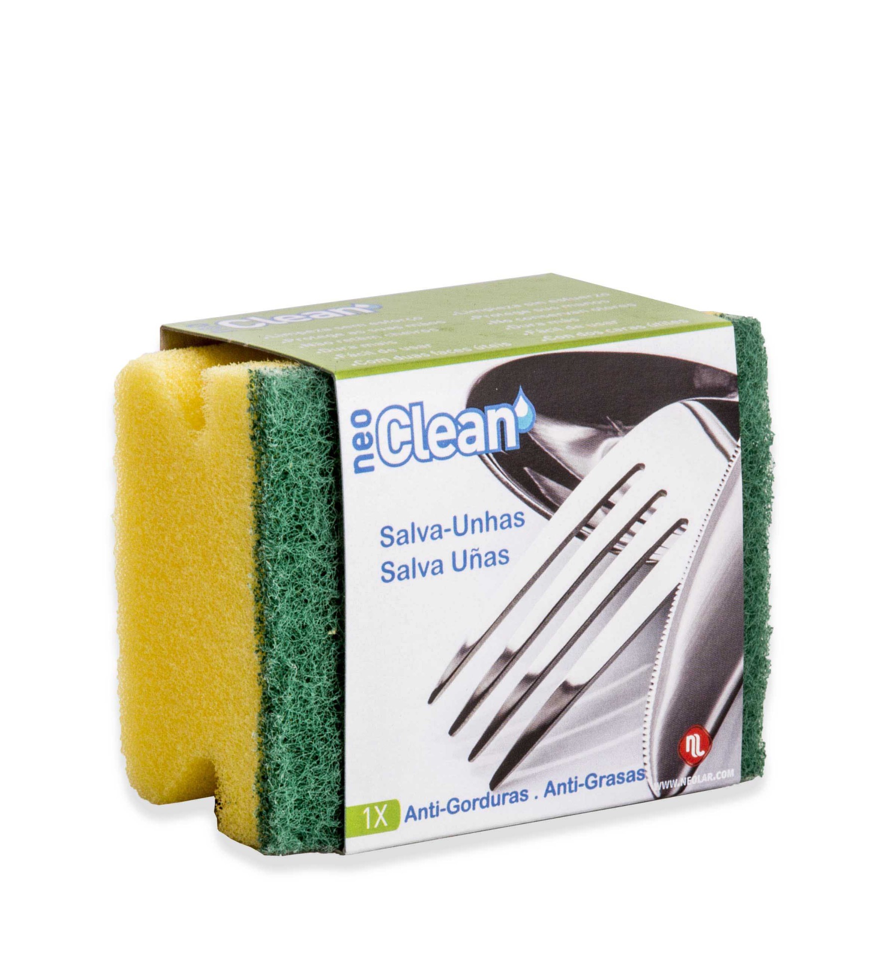 Esfregão Neoclean Salva Unhas Pack 1