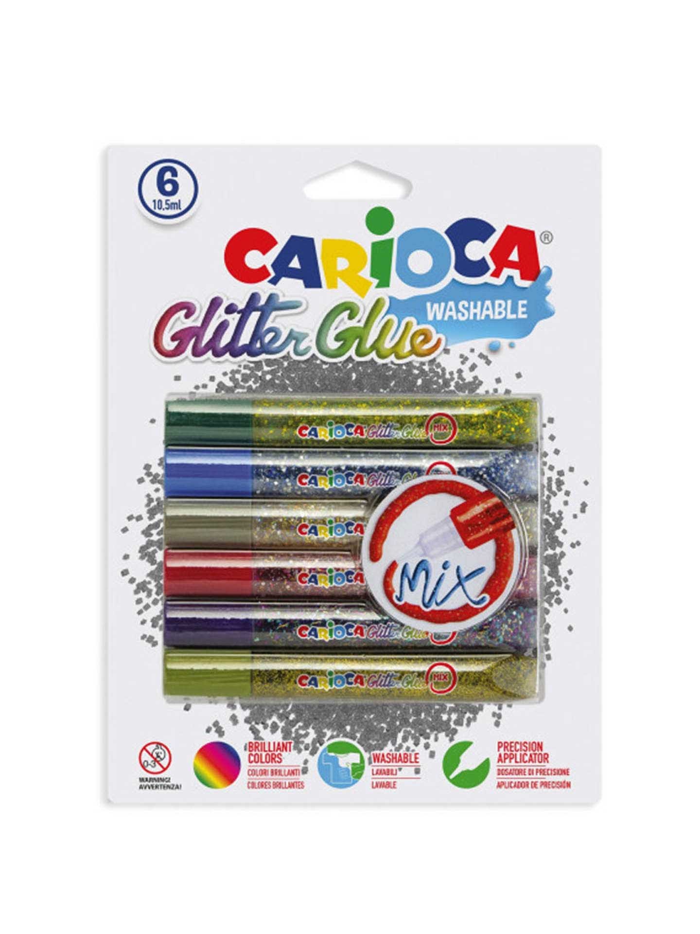 Cola Carioca Glitter 10.5ml Mix Pack 6