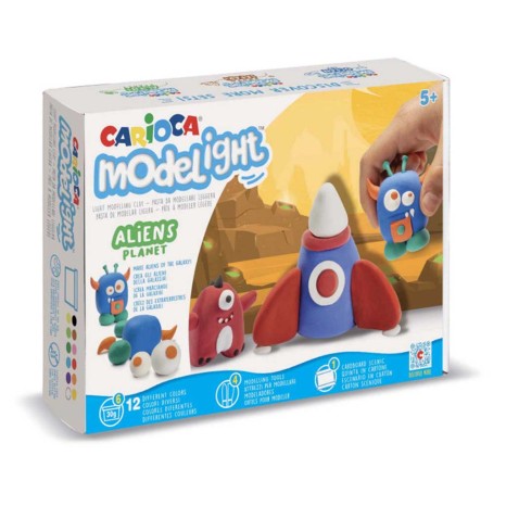 Pasta Modelar Carioca Aliens - Image product