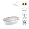 Caixa Take Away 735ml 21.5X13.7X6.5cm Pack 100