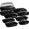 Caixa Take Away 2 Divisões 50/50 23.5X14.5X3.5cm Pack 100 Caixa Take Away 2 Divisões 50/50 23.5X14.5X3.5cm Pack 100