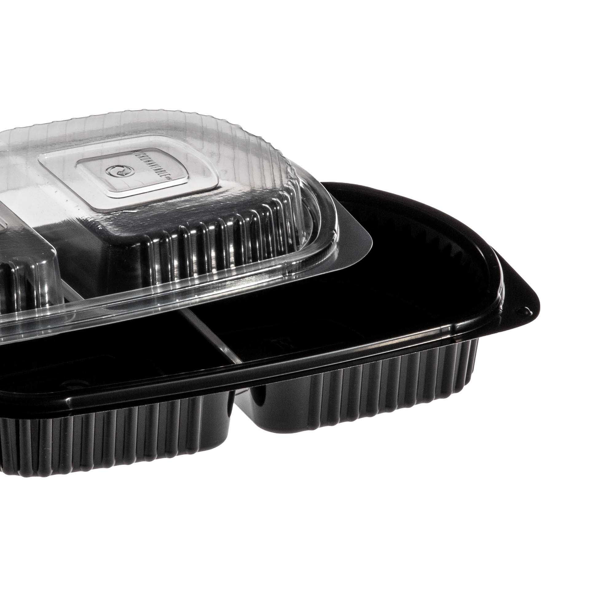 Caixa Take Away 2 Divisões 50/50 23.5X14.5X3.5cm Pack 100