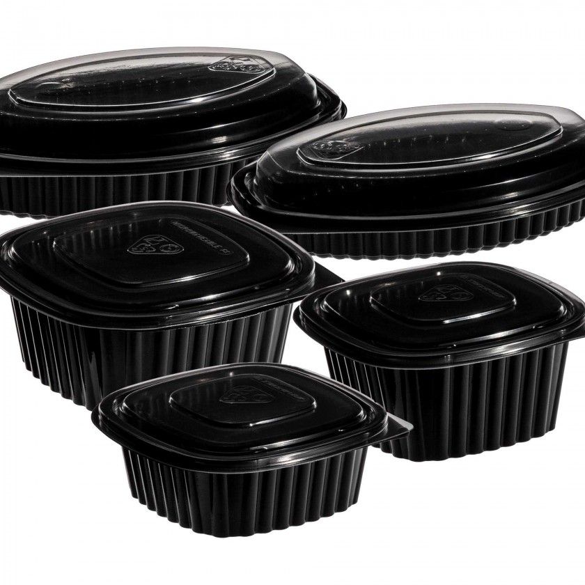 Caixa Take Away 520ml 20.7X14.3X3.7cm Pack 125