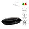 Caixa Take Away 380ml 20.7X14.3X2.7cm Pack 125