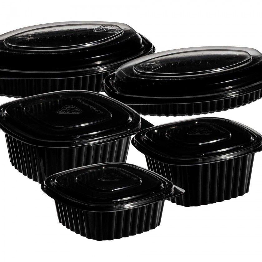 Caixa Take Away 560ml 13.7X13.7X6cm Pack 100