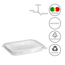 Caixa Take Away 1500ml 31X23.5X4.8cm Pack 50