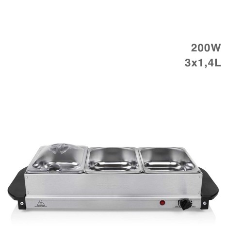 Tristar Chafing 3X1.4L 200W - Image product