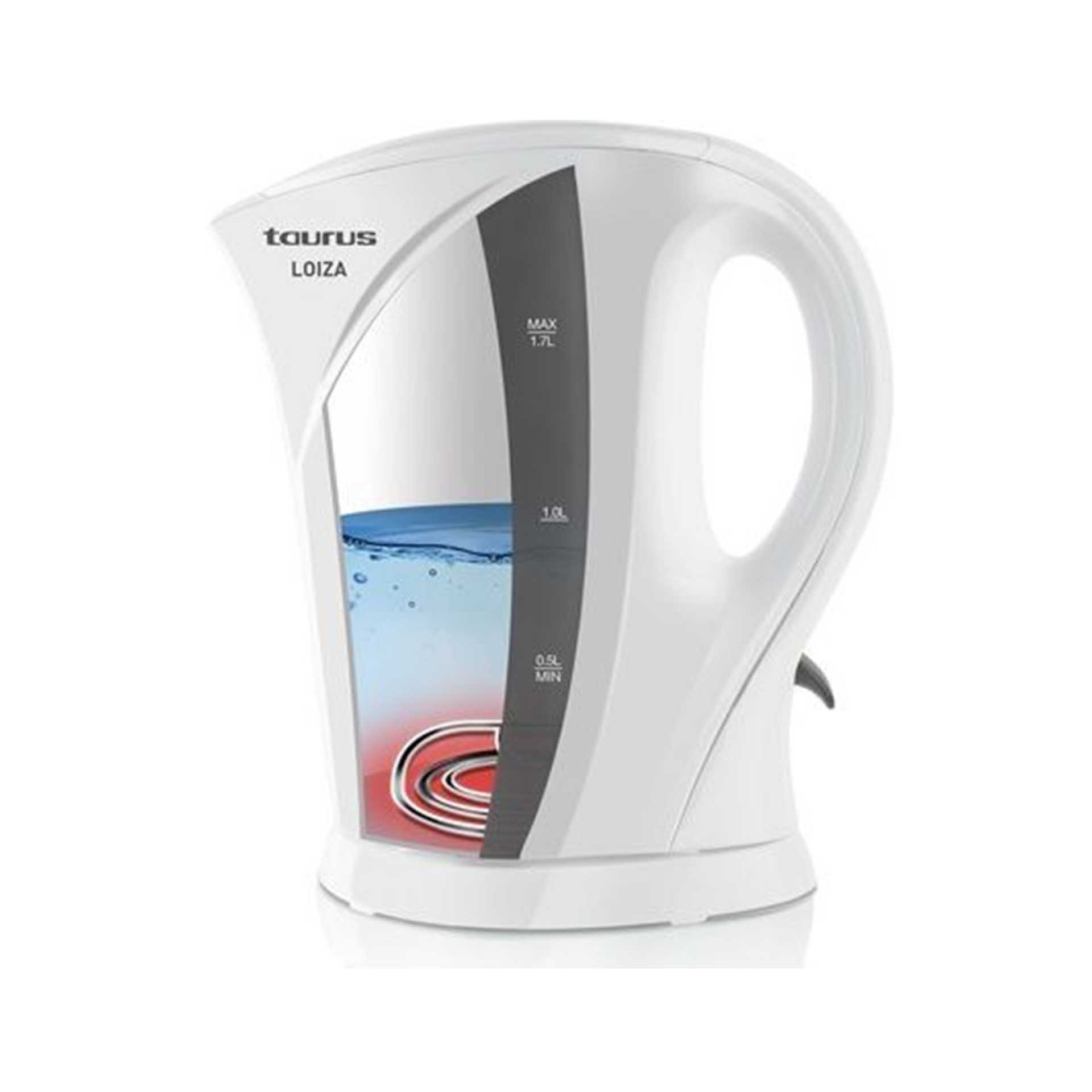 Jarro Elétrico Loiza Branco 2200W 1.7L