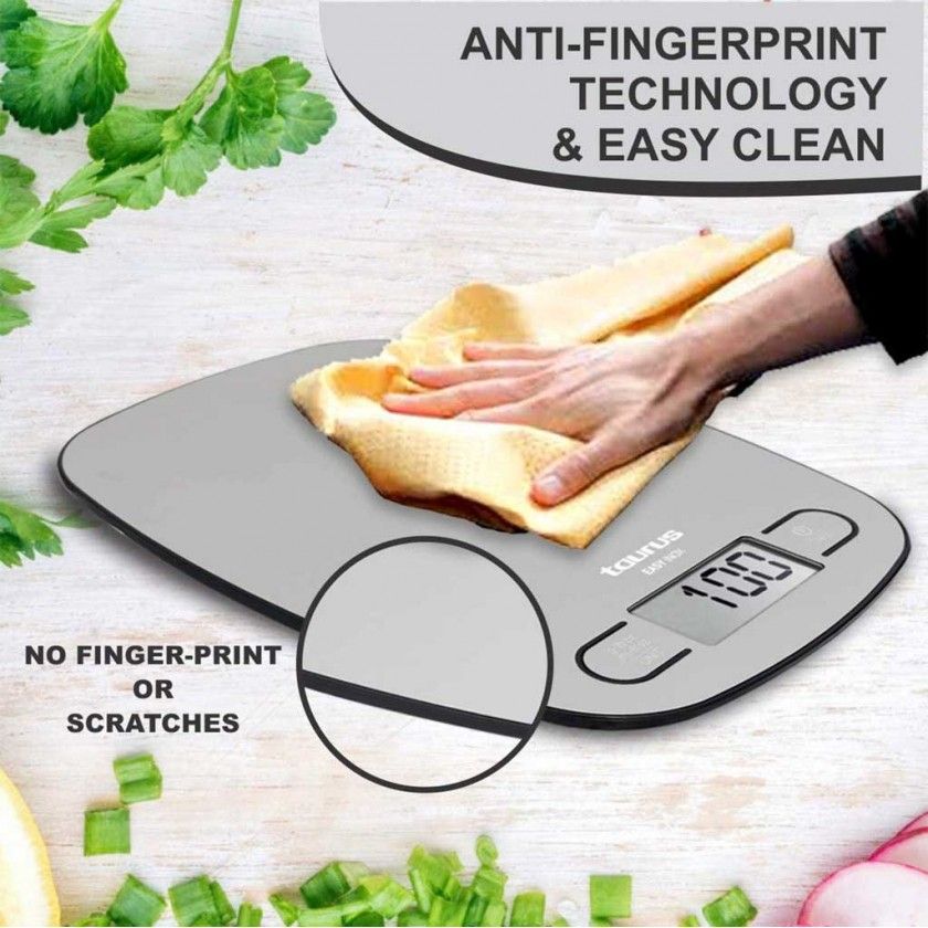 Balança Cozinha Inox Easy 5kg 15.5X20.4X1.6cm Balança Cozinha Inox Easy 5kg 15.5X20.4X1.6cm
